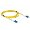 Cable de fibra óptica DeLOCK 3m LC-LC