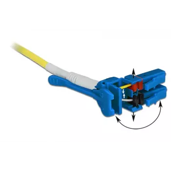 Cable de fibra óptica DeLOCK 85086 5 m LC amarillo