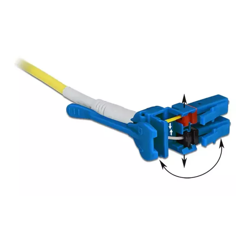 Cable de fibra óptica DeLOCK 85086 5 m LC amarillo