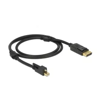 Cable DisplayPort DeLOCK 83721 Mini DisplayPort 1m negro