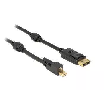 Cable DisplayPort DeLOCK 83721 Mini DisplayPort 1m negro