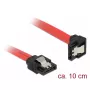 Cable SATA DeLOCK 83976 0,1 m 7 pines negro rojo