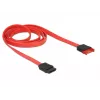 Cable SATA DeLOCK 83956 1 m SATA 7 pines negro rojo