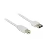 Cable USB DeLOCK 5m USB2.0-A/USB2.0-B