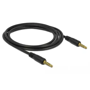Cable de audio DeLOCK 85697 2m 3.5mm negro