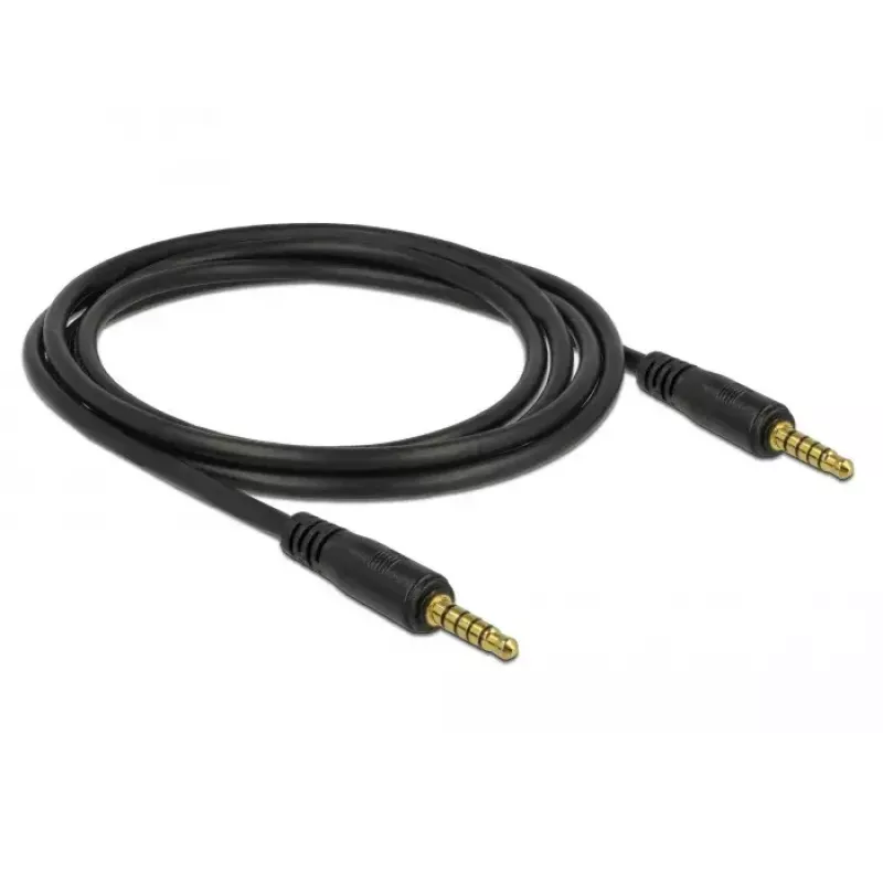 Cable de audio DeLOCK 85697 2m 3.5mm negro