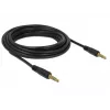 Cable de audio DeLOCK 85699 5m 3,5mm negro