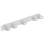 DeLock 43346 Panel organizador de cables para rack de 19 pulgadas, 1U, gris claro RAL 7035