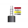 Cable de audio DeLOCK 84724 1,5m 3,5mm 3 x RCA negro