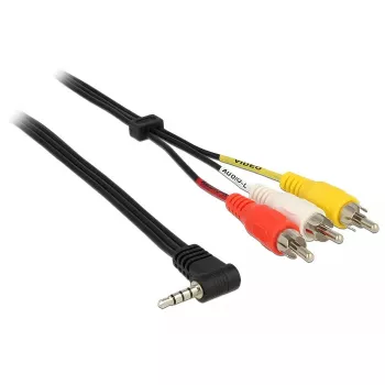 Cable de audio DeLOCK 84724 1,5m 3,5mm 3 x RCA negro