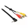 Cable de audio DeLOCK 84724 1,5m 3,5mm 3 x RCA negro