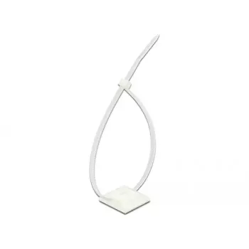 Montaje para bridas DeLOCK 18834 blanco nailon 10 unidades