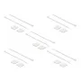 Montaje para bridas DeLOCK 18834 blanco nailon 10 unidades