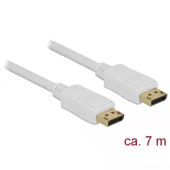Cable DisplayPort DeLOCK 84861 7 m blanco