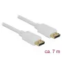 Cable DisplayPort DeLOCK 84861 7 m blanco
