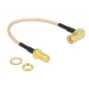 Cable coaxial DeLOCK 0,16 m 2x RP-SMA