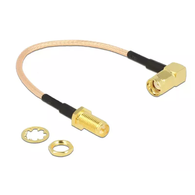 Cable coaxial DeLOCK 0,16 m 2x RP-SMA
