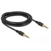 DeLOCK 85601 Cable de audio 3 m 3,5 mm negro