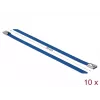 Bridas DeLOCK 18797 acero azul 200 mm 10 uds.