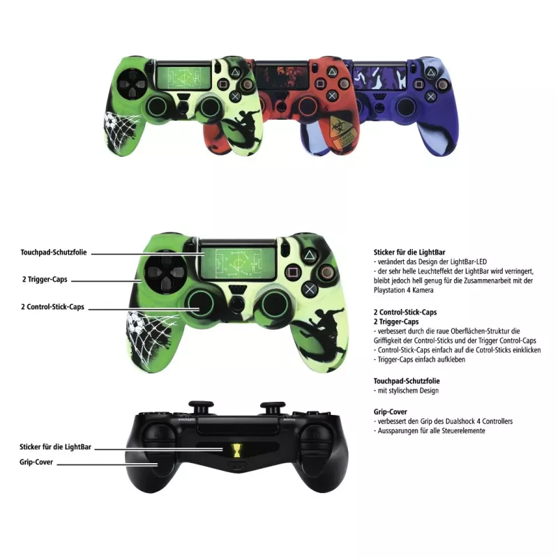 Hama Soccer, PlayStation 4, negro, verde