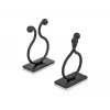 Ganchos para cables DeLOCK 60176 negro 10 uds.