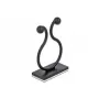 Ganchos para cables DeLOCK 60176 negro 10 uds.