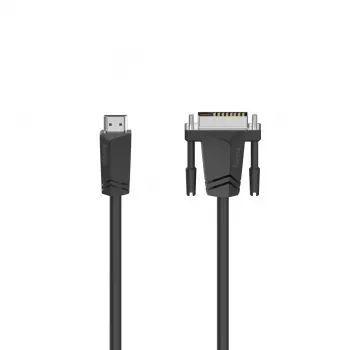 Hama 00205018 Adaptador de cable de vídeo 1,5 m HDMI Type-A (estándar) DVI-D negro