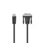 Hama 00205018 Adaptador de cable de vídeo 1,5 m HDMI Type-A (estándar) DVI-D negro