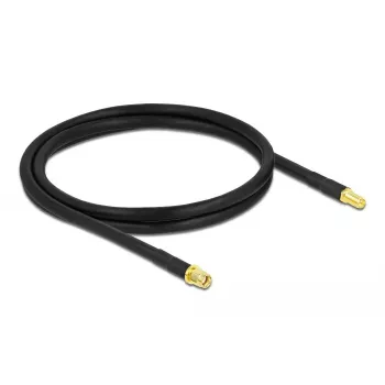 Cable de antena DeLOCK conector macho RP-SMA a conector hembra RP-SMA LMR/CFD300 1 m