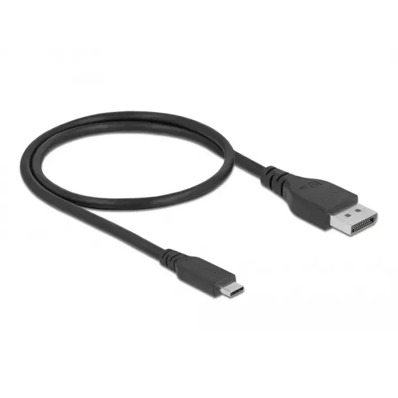 Cable bidireccional USB Type-C a DisplayPort DeLOCK 8K 60 Hz 0,5 m