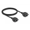 Cable de red DeLOCK Cat.6A RJ45 a RJ45 1 m negro