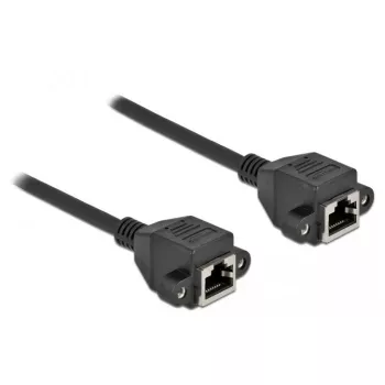 Cable de red DeLOCK Cat.6A RJ45 a RJ45 1 m negro