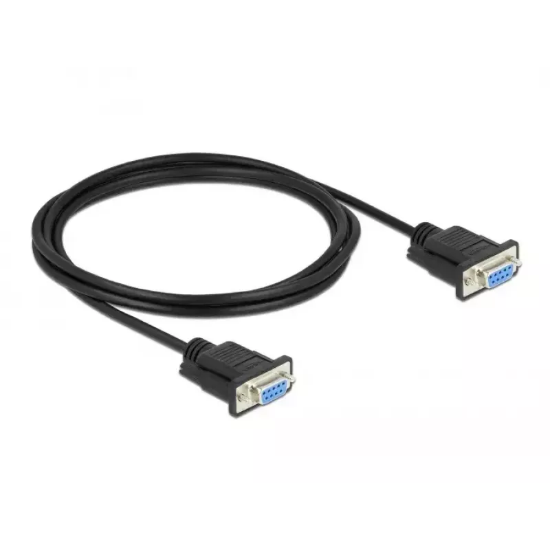 Cable serie RS-232 DeLOCK 87472 2 m conector hembra a conector hembra