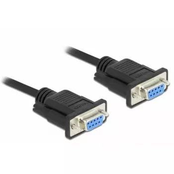 Cable serie RS-232 DeLOCK 87472 2 m conector hembra a conector hembra