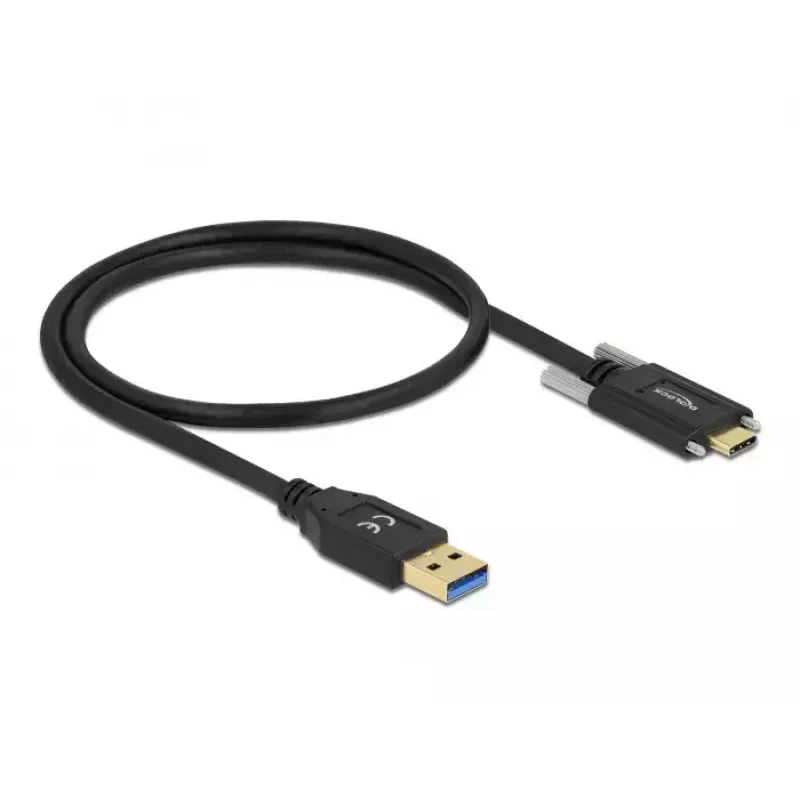 Cable USB conector macho Type-A a conector macho Type-C 0,5 m DeLOCK 84007