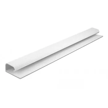 Canaleta de cables DeLOCK 20884 montaje bajo mesa 57x25 mm 400 mm 2 uds. blanco