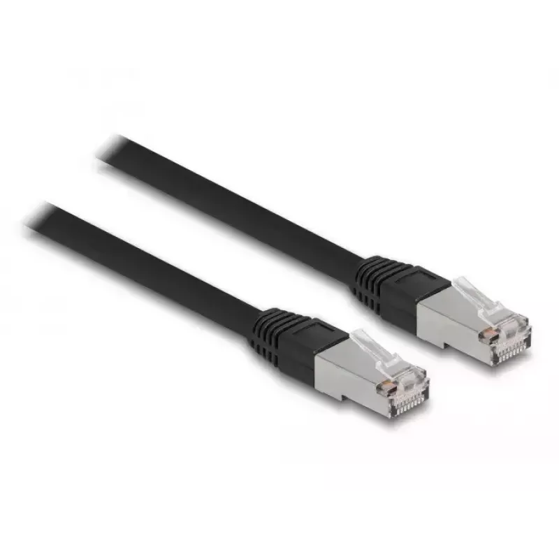 Cable de red DeLOCK RJ45 Cat.6A 5 m negro