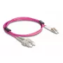 Cable de fibra óptica DeLOCK LC dúplex a SC dúplex OM4 2 m
