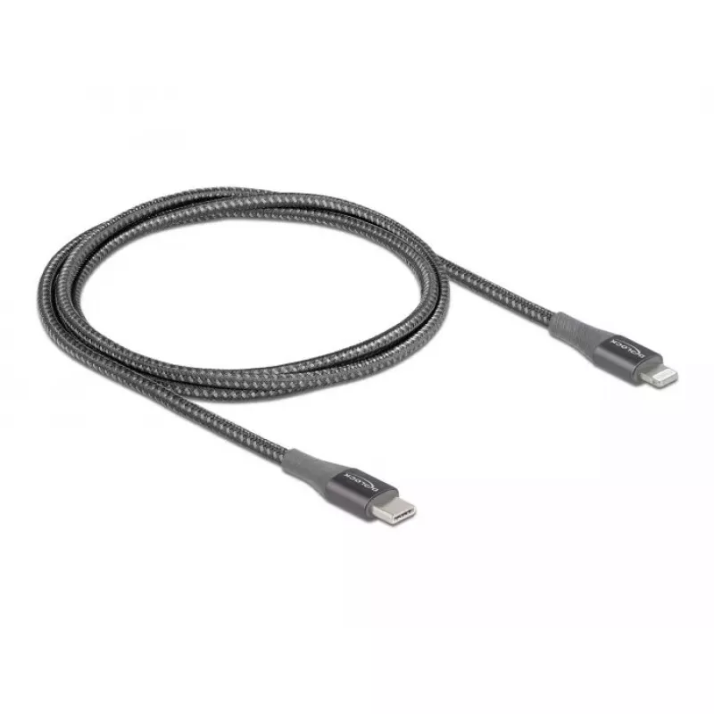 Cable de datos y carga USB Type-C a Lightning DeLOCK 86631
