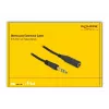 Cable de extensión jack estéreo DeLOCK 86767 6,35 mm 5 m negro