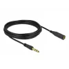 Cable de extensión jack estéreo DeLOCK 86767 6,35 mm 5 m negro