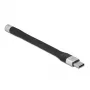 Cable plano FPC DeLOCK 86942 USB Type-C a jack de 3,5 mm 10 cm