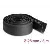 Funda de cable DeLOCK neopreno flexible con cremallera 3 m x 100 mm negro