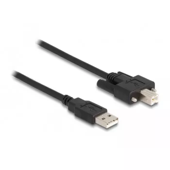 Cable DeLOCK USB 2.0 conector macho Type-A a conector macho Type-B 2 m negro