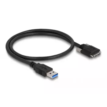 Cable DeLOCK USB 3.0 conector macho Type-A a conector macho Micro-B 0,5 m