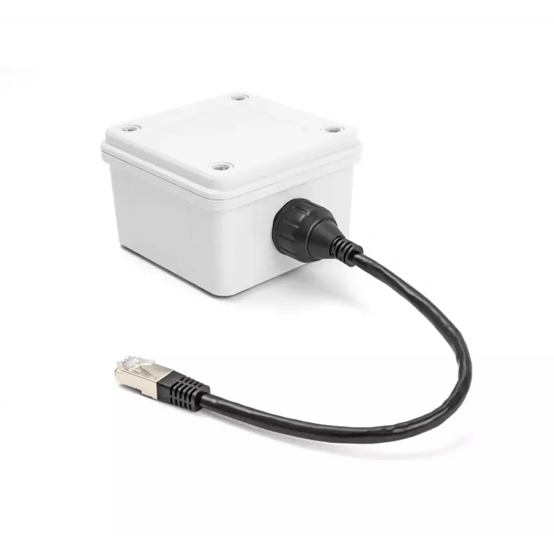 Cable DeLOCK RJ50 macho a RJ50 hembra IP67 impermeable 20 cm