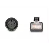 Cable adaptador DeLOCK M12 codificación A hembra de 8 pines a RJ45 macho 50 cm