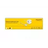 DeLOCK 11497 Cubo de enchufes de 3 tomas con cable alargador de 1,5 m, cargador USB, protección infantil, blanco
