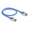 Cable de red DeLOCK RJ45 Cat.8.1 F/FTP fino 0,5 m azul