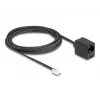 Cable de teléfono DeLOCK RJ11 macho a RJ45 hembra negro 3 m